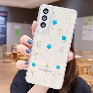 ⭐️Clearance⭐ new Samsung Galaxy S22 Ultra Flower & glitter clear Silicone Phone